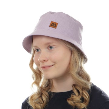Bucket Hat &ndash; Leinen, Lavendel
