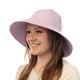 Leinenhut mit breiter Krempe &ndash; Lavendel